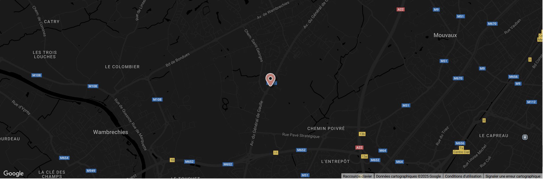 Localisation magasin Nornuit