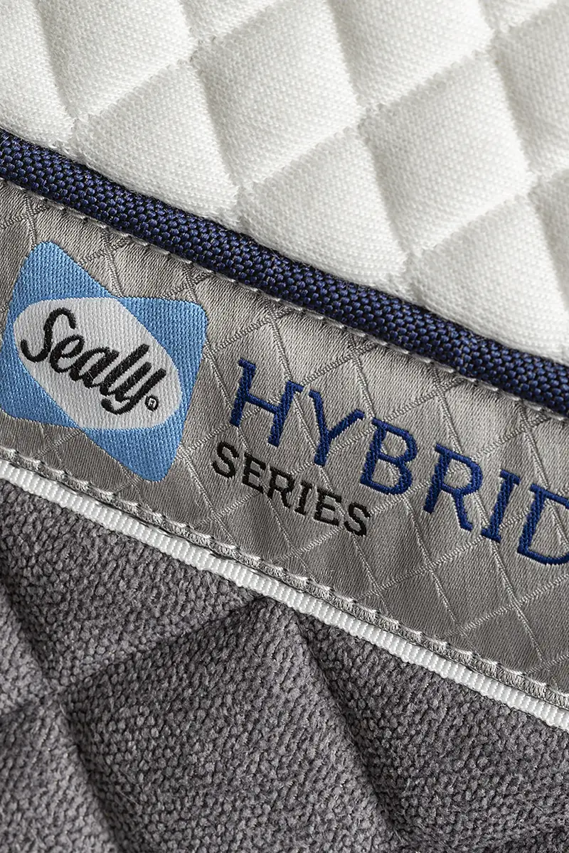 Détail Matelas Sealy Hybrid