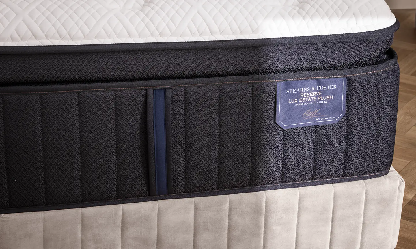 Matelas Stearns & Foster – Reserve Lux Estate Plush Velours Ivory