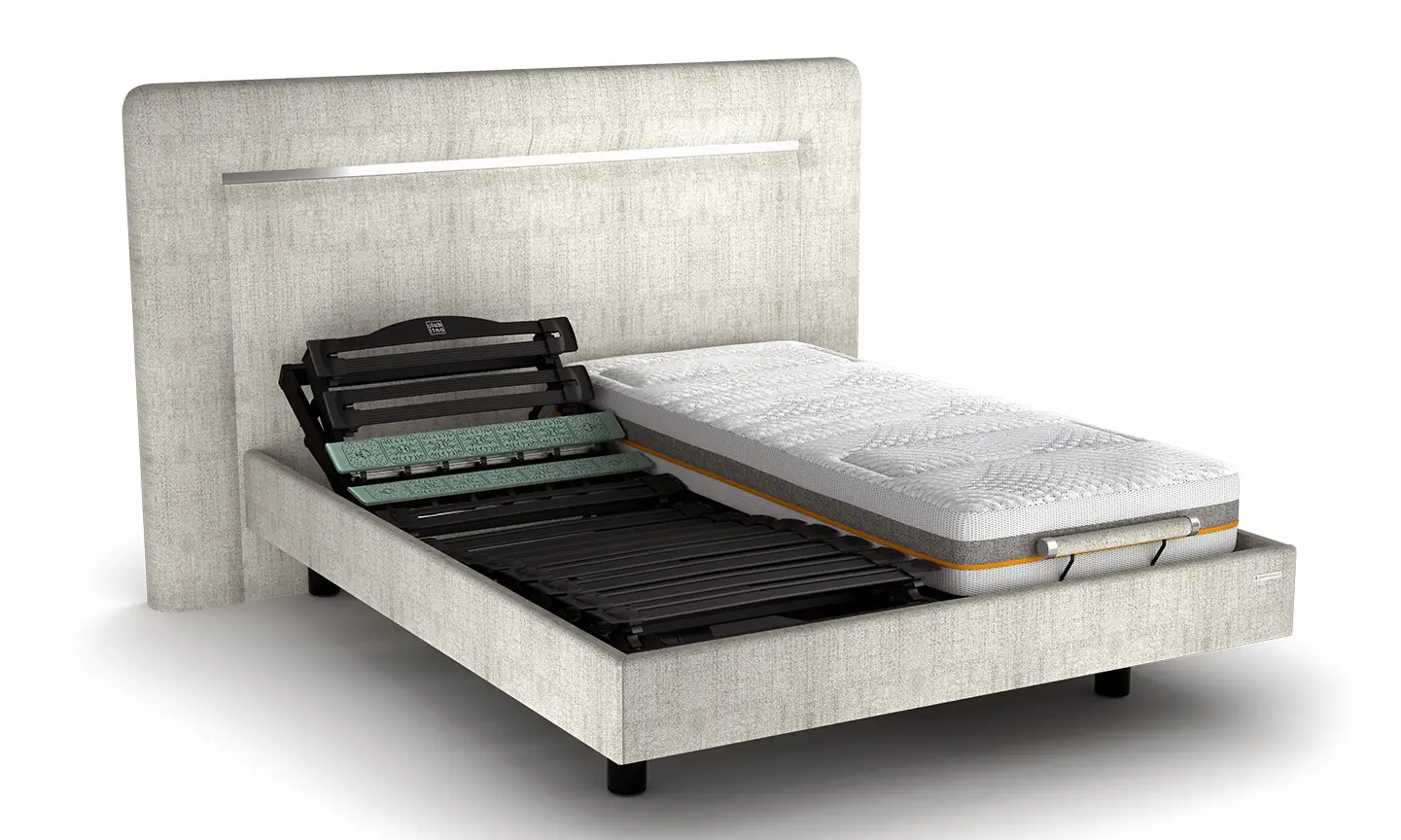 Sommier André Renault – Clubline TPR Club Luxe Chine Beige Oslo