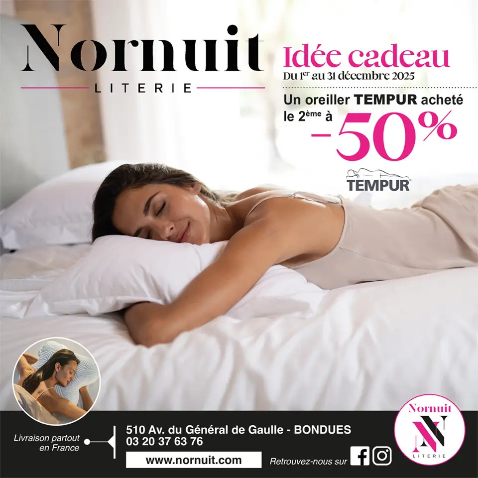 Promotions literie lille décembre 2025