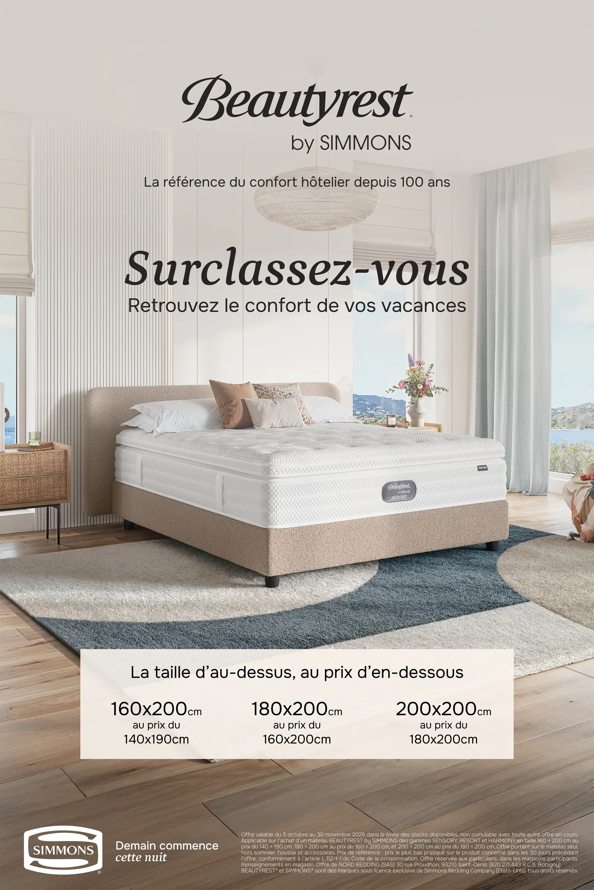 Promotion Simmons octobre 2026